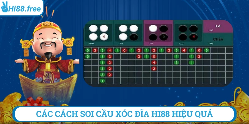 Các cách soi cầu xóc đĩa Hi88