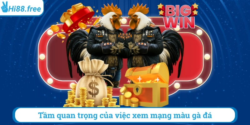 Tầm quan trọng của việc xem mạng màu gà đá